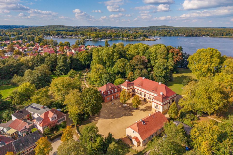 Luftaufnahme Schloss Caputh, Foto: Martin Karnbach, Lizenz: Gemeinde Schwielowsee